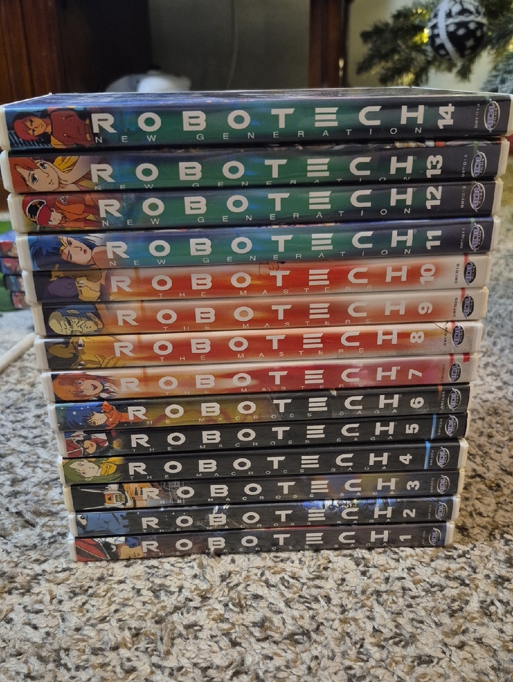 Robotech DVD Collection Set - Colorful Spined Volumes